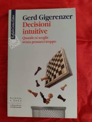 Libro usato in vendita Decisioni intuitive Gerd Gigerenzer