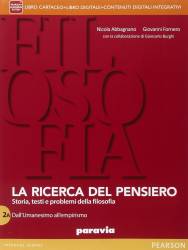 Libro usato in vendita LA RICERCA DEL PENSIERO vol.2A + vol.2B + Quaderno del Sapere Filosofico Nicola Abbagnano, Giovanni Fornero
