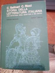 Libri usati in dono Storia della letteratura italiana volume secondo C Salinari  C Ricci
