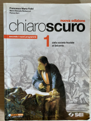 Libro usato in scambio Chiaroscuro 1 Feltri, Bertazzoni, Neri
