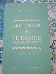 Libro raro Aristofane le donne al parlamento I classici del pensiero libero greci e latini