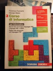 Libro usato in vendita Corso di informatica 3 F.Formichi - G.Meini