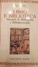 Libro usato in vendita - Libro e biblioteca manuale di bibliografia - Enzo Esposito