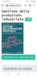 Libro usato in vendita Gestione della produzione industriale Armando Brandolese,Alessandro Pozzetti,Andrea Sianesi