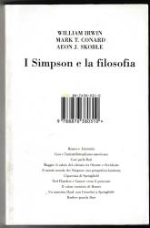 Libri usati in dono I Simpson e la filosofia william irwin, mark t. conard, aeon j. skoble
