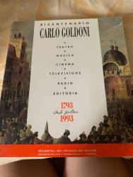 Libro usato in vendita BICENTARIO CARLO GOLDONI ugo ronfanti