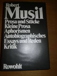 Libro usato in vendita Prosa und Stücke Robert Musil